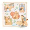 Djeco BabyPuzzli - Puzzle 1 An à Encastrement -Petit Monde Soldes babypuzzli puzzle 1 an a encastrement