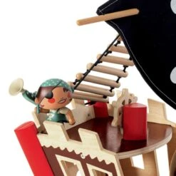 Ze Pirat Boat - Bateau Pirate Djeco En Bois -Petit Monde Soldes bateau pirates arty toys 4