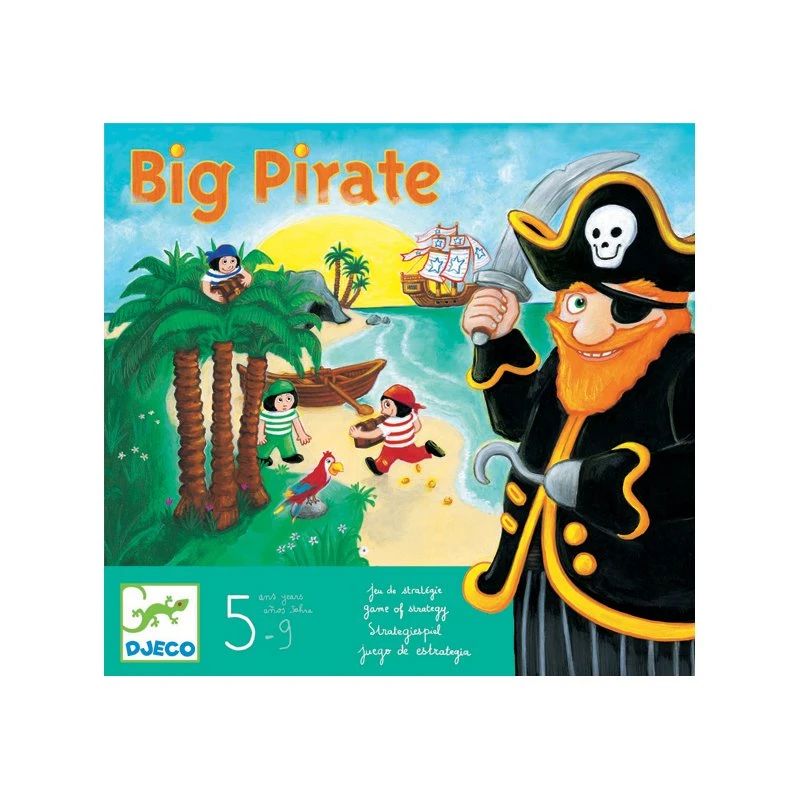 Djeco Big Pirate - Jeu De Plateau 3 Djeco Big Pirate - Jeu De Plateau
