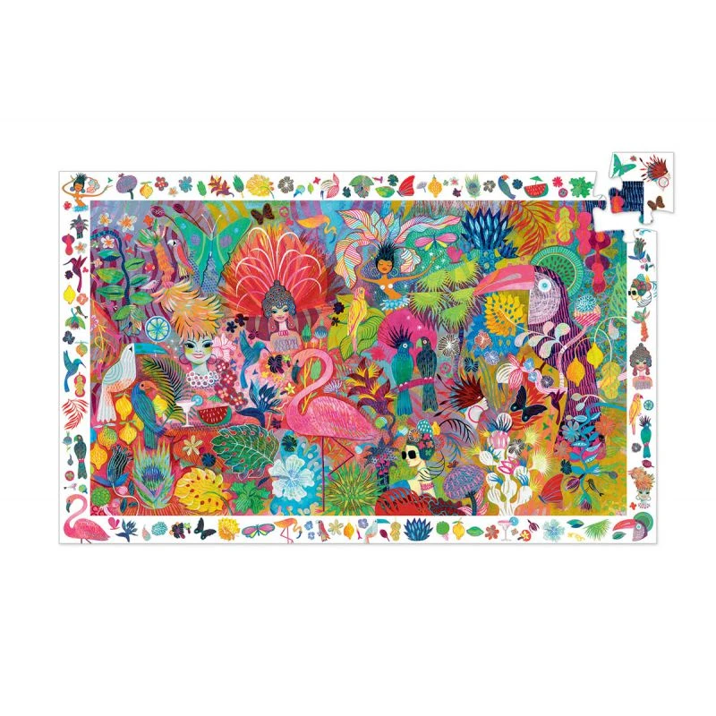 Carnaval De Rio Puzzle 200 Pièces - Djeco 3 Carnaval De Rio Puzzle 200 Pièces - Djeco