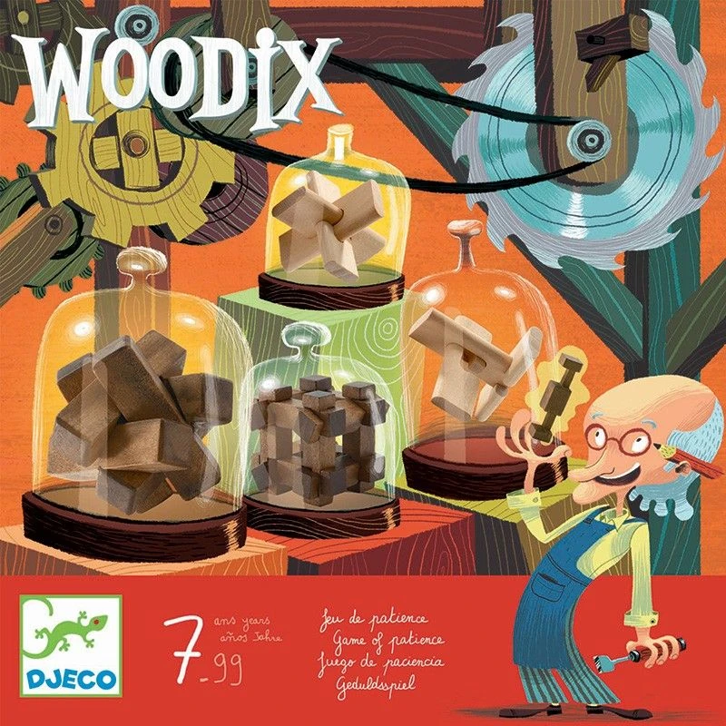 Djeco Casse Tête Woodix 3 Djeco Casse Tête Woodix