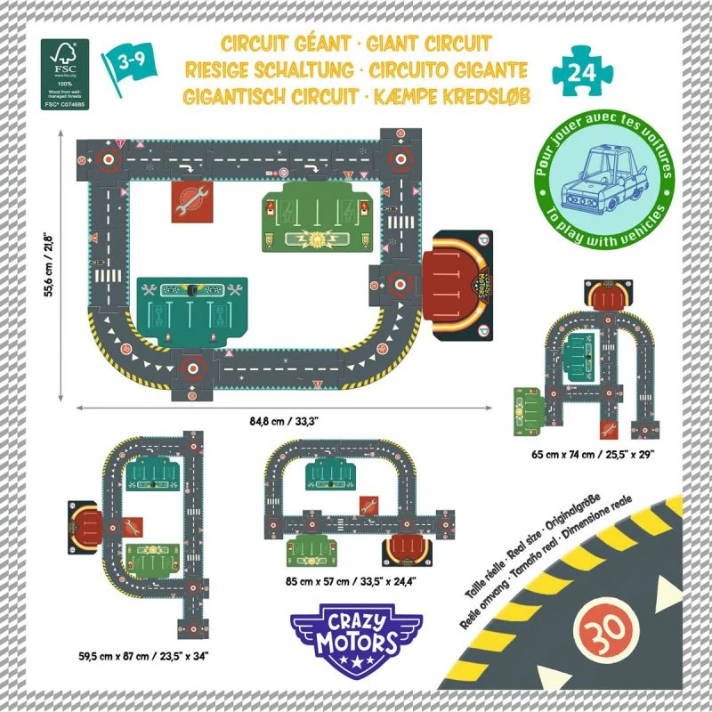 Djeco City Circuit Crazy Motors 5 Djeco City Circuit Crazy Motors – Image 3