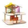 Color House - Maison De Poupées Djeco -Petit Monde Soldes color house maison de poupees djeco
