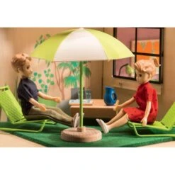 Cubic House - Maison De Poupées Djeco -Petit Monde Soldes cubic house maison de poupees djeco 2