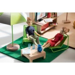 Cubic House - Maison De Poupées Djeco -Petit Monde Soldes cubic house maison de poupees djeco 4