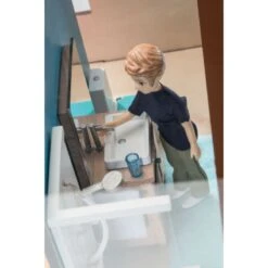 Cubic House - Maison De Poupées Djeco -Petit Monde Soldes cubic house maison de poupees djeco 9