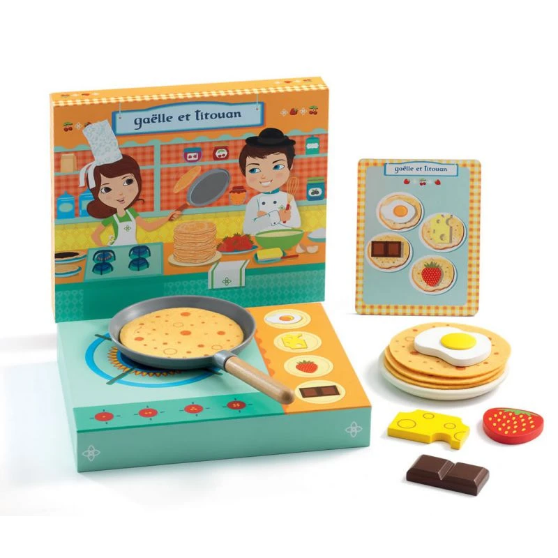 Djeco Dînette Atelier De Crêpes - Gaëlle Et Titouan 3 Djeco Dînette Atelier De Crêpes - Gaëlle Et Titouan