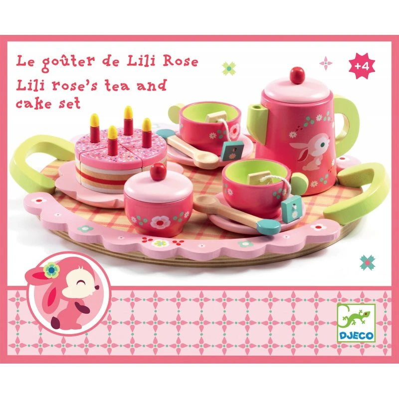Djeco Le Goûter De Lili Rose Dinette En Bois 4 Djeco Le Goûter De Lili Rose Dinette En Bois – Image 2