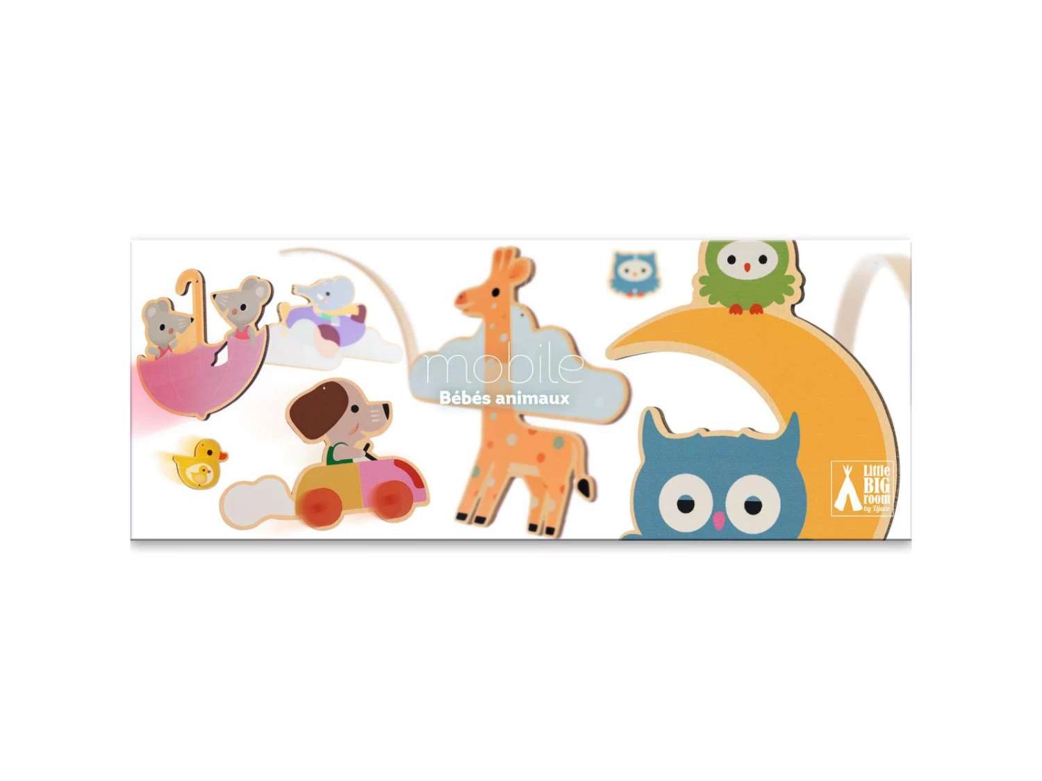 Djeco DD04388 - Mobiles Bois Bébés Animaux 5 Djeco DD04388 - Mobiles Bois Bébés Animaux – Image 3