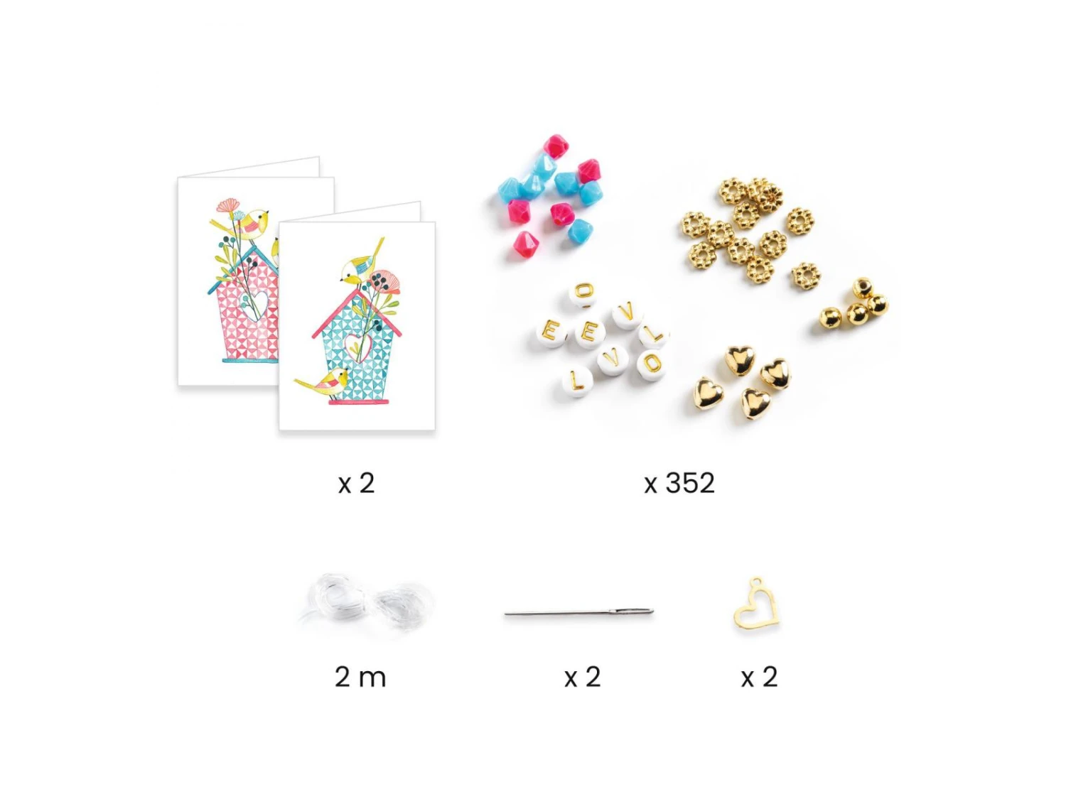 Djeco DJ00012 - You & Me - Enfilage Lettres 5 Djeco DJ00012 - You & Me - Enfilage Lettres – Image 3