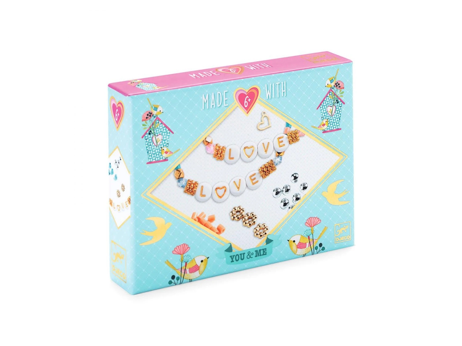 Djeco DJ00012 - You & Me - Enfilage Lettres 3 Djeco DJ00012 - You & Me - Enfilage Lettres
