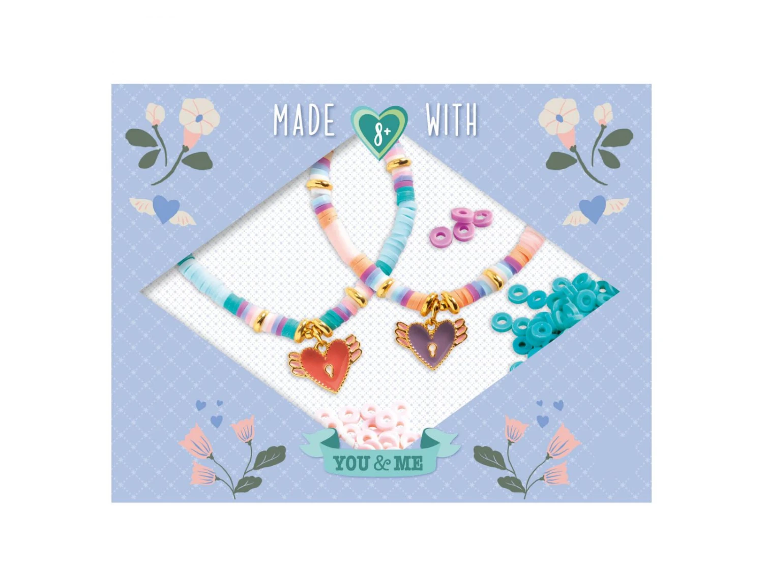 Djeco DJ00015 - You & Me - Heishi Cœurs 6 Djeco DJ00015 - You & Me - Heishi Cœurs – Image 4