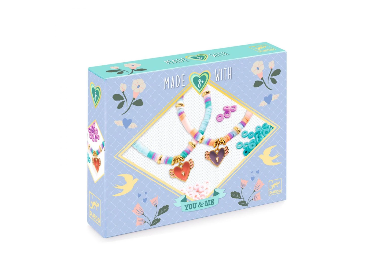 Djeco DJ00015 - You & Me - Heishi Cœurs 3 Djeco DJ00015 - You & Me - Heishi Cœurs