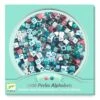 Djeco DJ00030 - Perles Alphabet, Argent -Petit Monde Soldes djeco dj00030 perles alphabet argent 1600