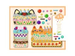 Djeco DJ00075 - Collages Pour Les Petits Cakes Et Bombecs -Petit Monde Soldes djeco dj00075 collages pour les petits cakes et bombecs 1600 3