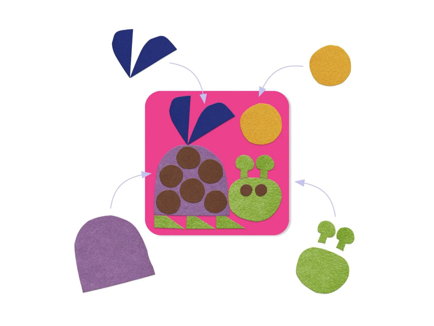 Djeco DJ00085 - Collages Pour Les Petits Petit Doux 7 Djeco DJ00085 - Collages Pour Les Petits Petit Doux – Image 5