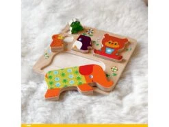 Djeco DJ01056 - Puzzles Relief - Woodypile -Petit Monde Soldes djeco dj01056