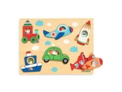 Djeco DJ01063 - Puzzles Relief - Coucou-vroum -Petit Monde Soldes djeco dj01063 puzzles relief coucou vroum 1600 1