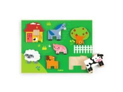 Djeco DJ01069 - Puzzles Relief - Farm Story