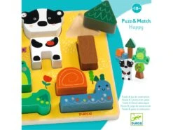 Djeco DJ01075 - Puzzles Relief - Puzz & Match Happy 9 Djeco DJ01075 - Puzzles Relief - Puzz & Match Happy -Petit Monde Soldes djeco dj01075 puzzles relief puzz match happy 1600 3