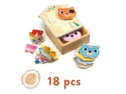 Djeco DJ01678 - Puzzles Bois - Dressup-mix 8 Djeco DJ01678 - Puzzles Bois - Dressup-mix -Petit Monde Soldes djeco dj01678 puzzles bois dressup mix 1600 2