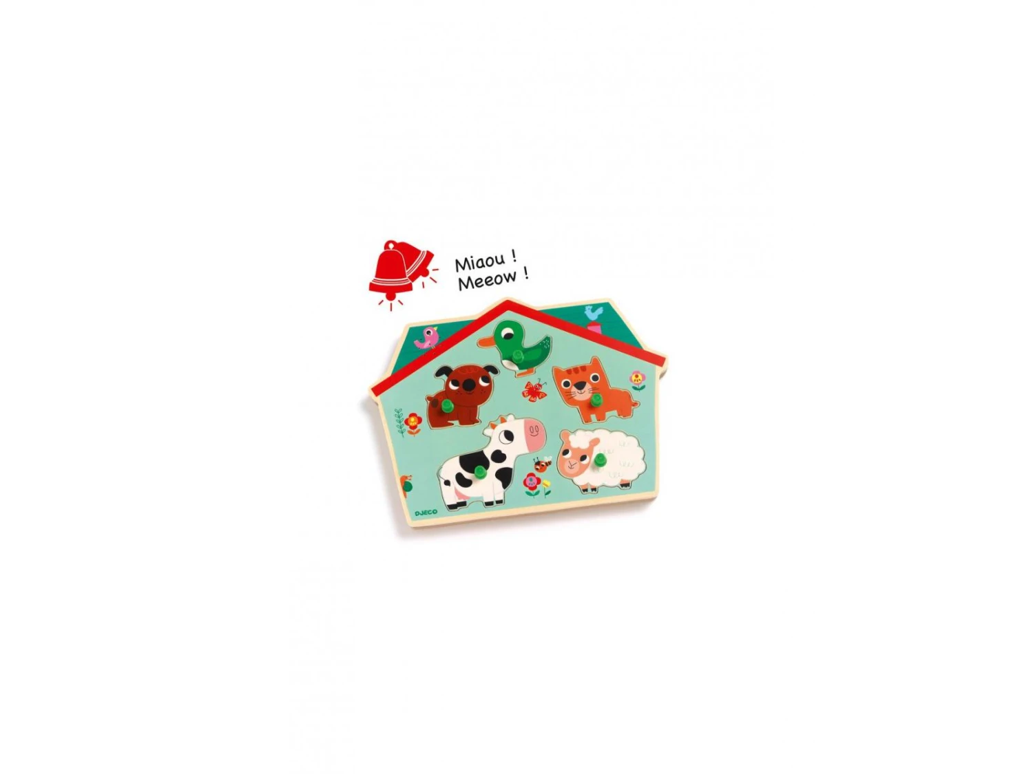 Djeco DJ01707 - Puzzles Sonores - Ouaf Woof 5 Djeco DJ01707 - Puzzles Sonores - Ouaf Woof – Image 3