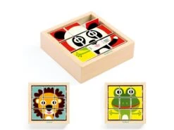 Djeco DJ01953 - Puzzles Bois - Tournanimo -Petit Monde Soldes djeco dj01953 puzzles bois tournanimo 1600 2