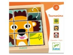 Djeco DJ01953 - Puzzles Bois - Tournanimo -Petit Monde Soldes djeco dj01953 puzzles bois tournanimo 1600 3