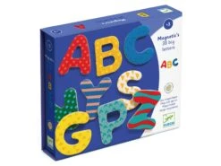 Djeco DJ03100 - Magnétiques Bois - 38 Big Letters