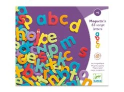 Djeco DJ03102 - Magnétiques Bois - 83 Script Letters -Petit Monde Soldes djeco dj03102 magnetiques bois 83 script letters 1600 2