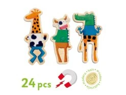 Djeco DJ03111 - Magnétiques Bois - Crazy -Petit Monde Soldes djeco dj03111 magnetiques bois crazy 1600 2