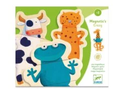Djeco DJ03111 - Magnétiques Bois - Crazy -Petit Monde Soldes djeco dj03111 magnetiques bois crazy 1600 3