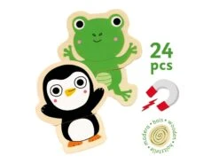 Djeco DJ03118 - Magnétiques Bois - Coucou -Petit Monde Soldes djeco dj03118 magnetiques bois coucou 1600 2