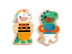 Djeco DJ03128 - Magnétiques Bois - Fancy-up -Petit Monde Soldes djeco dj03128 magnetiques bois fancy up 1600 2