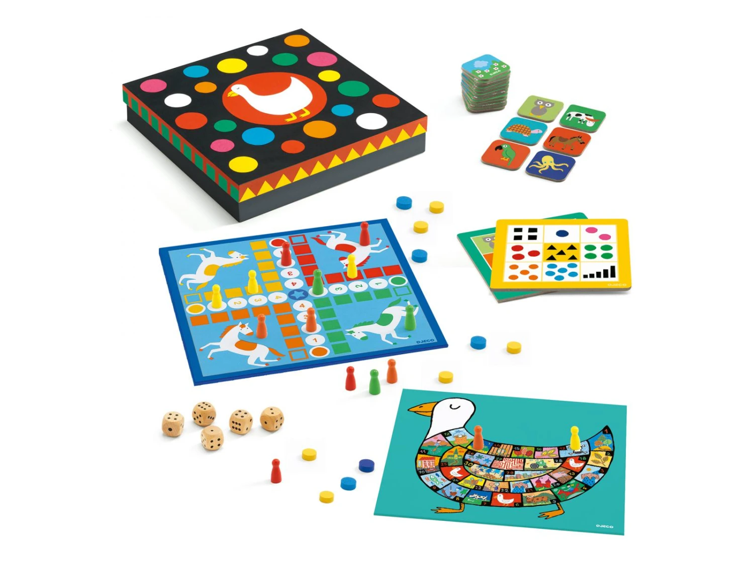 Djeco DJ05218 - Jeux Classiques - Classic Box 4+ 4 Djeco DJ05218 - Jeux Classiques - Classic Box 4+ – Image 2