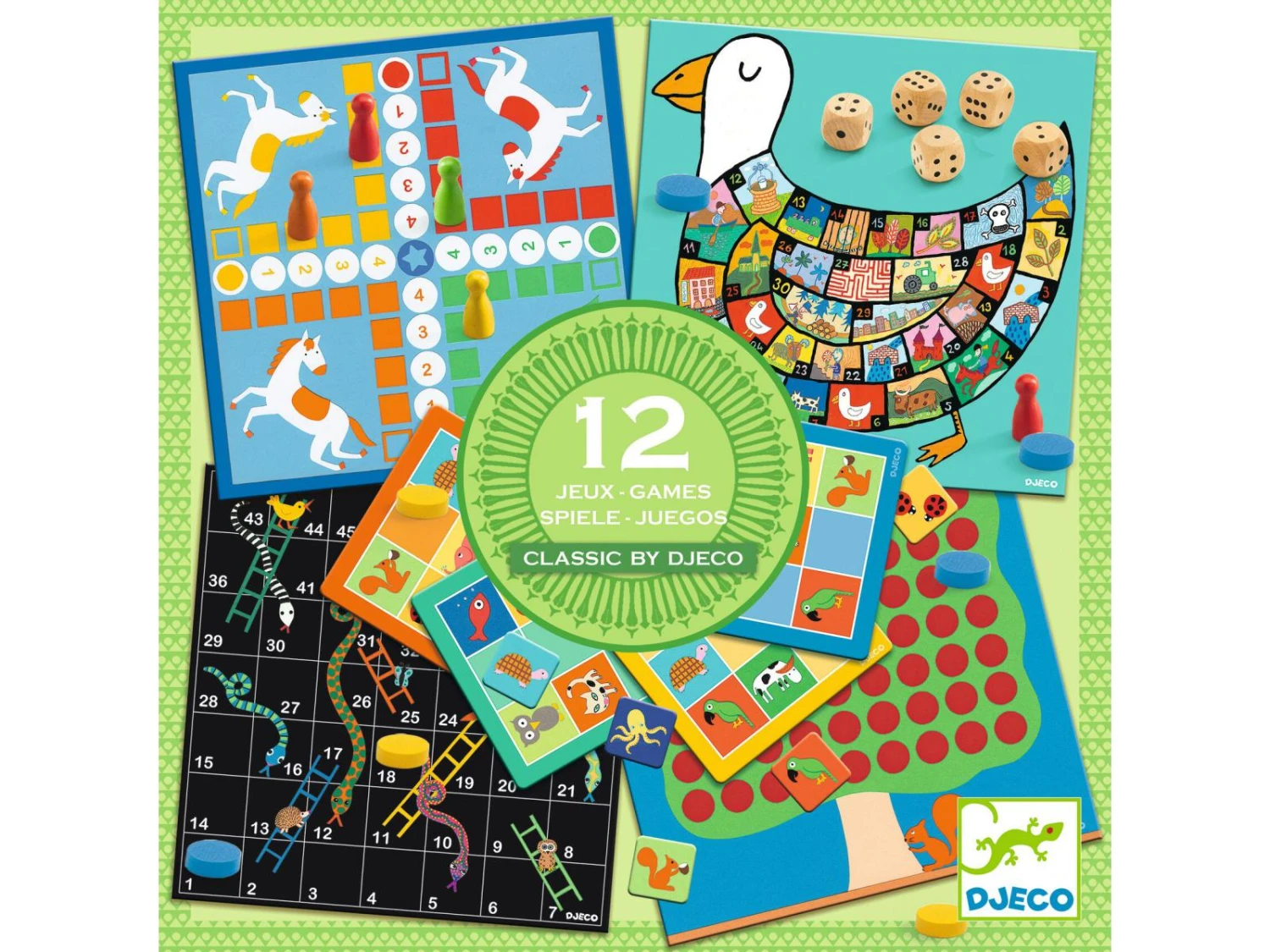 Djeco DJ05218 - Jeux Classiques - Classic Box 4+ 6 Djeco DJ05218 - Jeux Classiques - Classic Box 4+ – Image 4