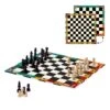 Djeco DJ05225 - Jeux Classiques - Echecs Et Dames -Petit Monde Soldes djeco dj05225 jeux classiques echecs et dames 1600