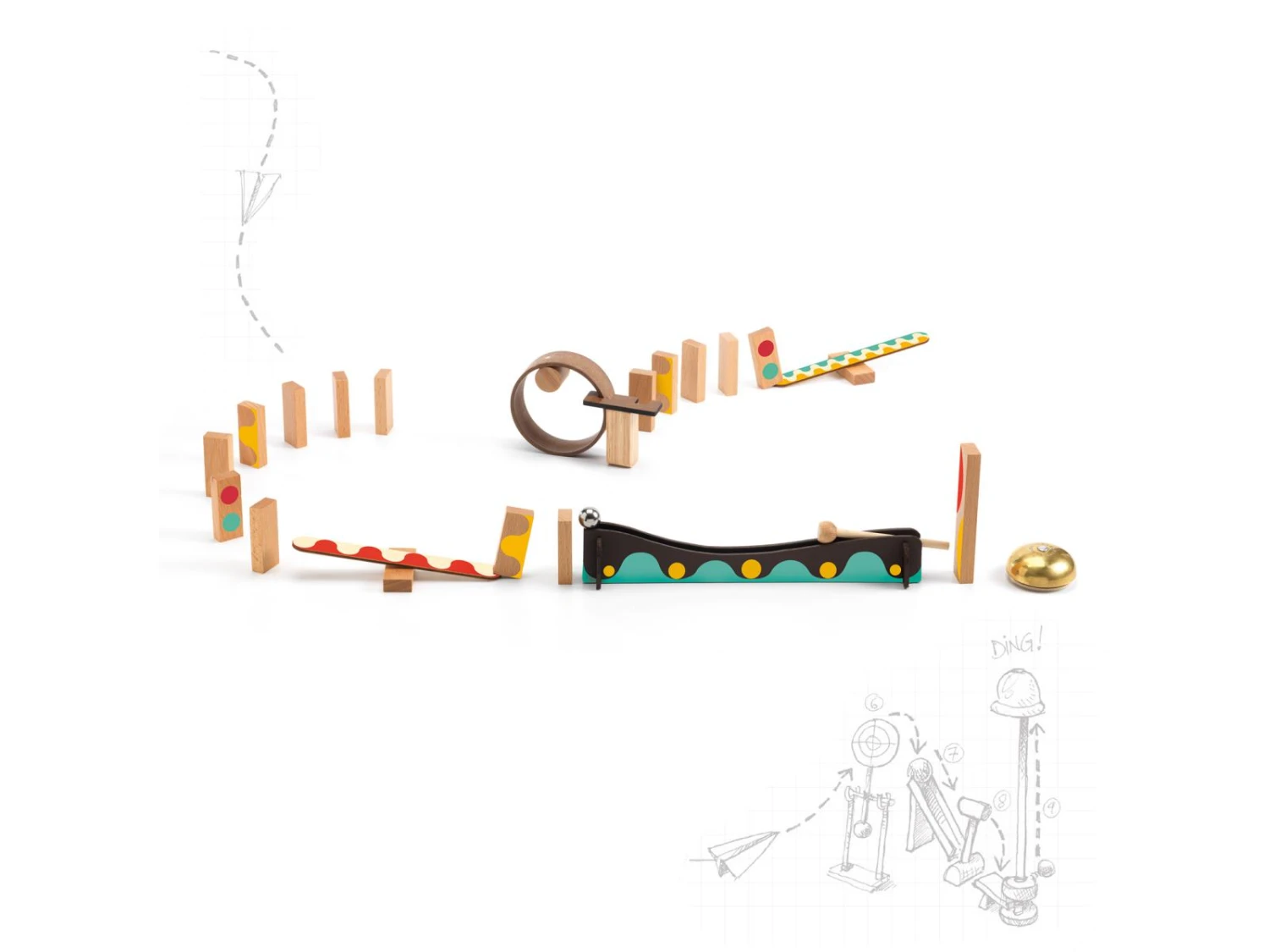 Djeco DJ05642 - Zig & Go - Dring - 25 Pcs 3 Djeco DJ05642 - Zig & Go - Dring - 25 Pcs – Image 2