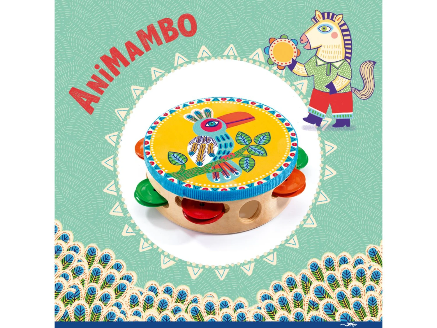 Djeco DJ06005 - Animambo - Tambourin 7 Djeco DJ06005 - Animambo - Tambourin – Image 5