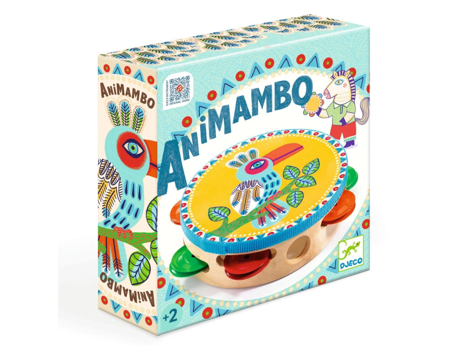 Djeco DJ06005 - Animambo - Tambourin 3 Djeco DJ06005 - Animambo - Tambourin