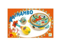 Djeco DJ06016 - Animambo - Set De 3 Instruments Tambourin-Maracas-Castagnette -Petit Monde Soldes djeco dj06016 animambo set de 3 instruments tambourin maracas castagnette 1600 3