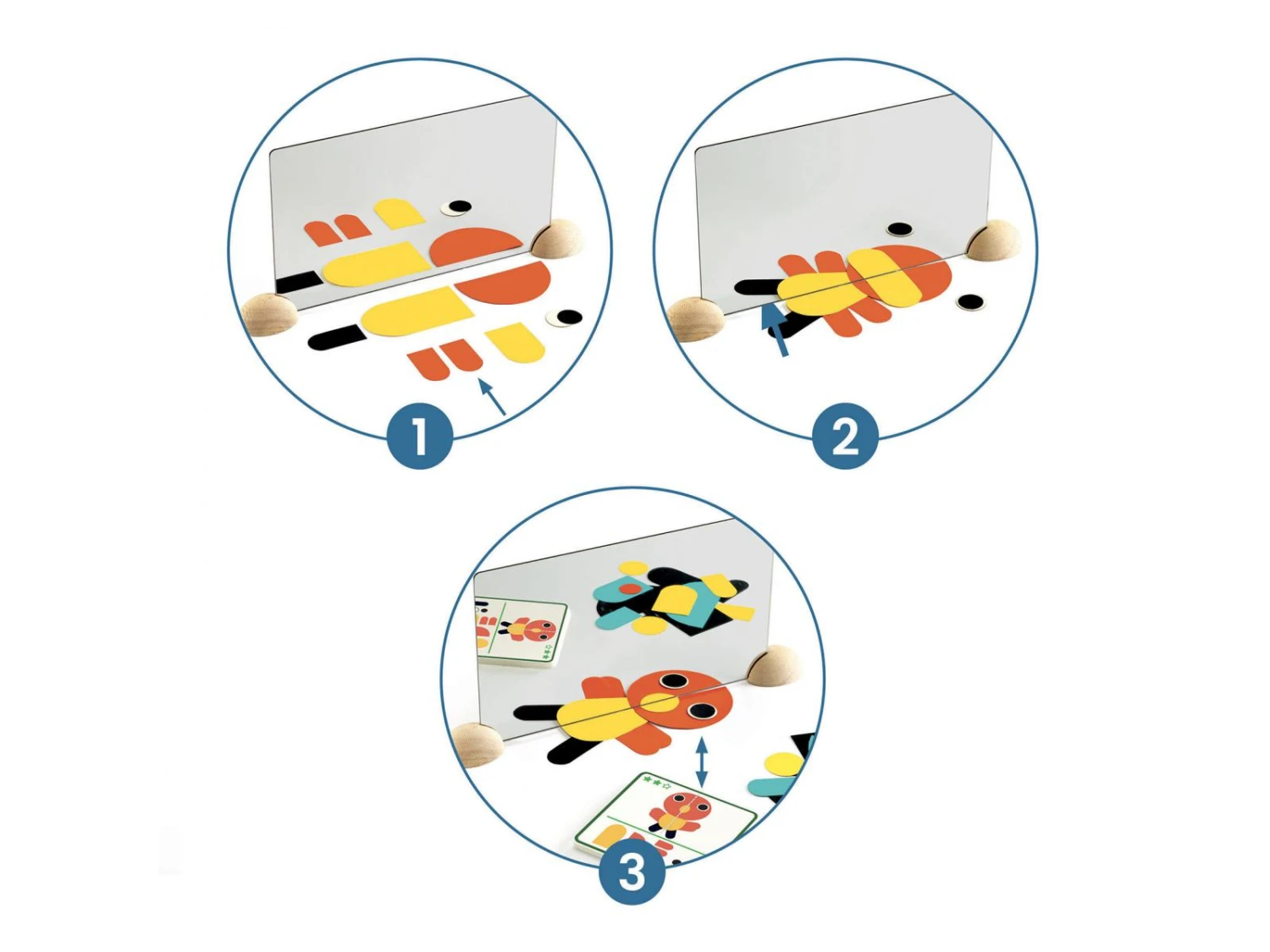 Djeco DJ06483 - Ze Mirror - Ze Mirror Animals 5 Djeco DJ06483 - Ze Mirror - Ze Mirror Animals – Image 3