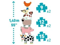 Djeco DJ07112 - Puzzles évolutifs - Honoré & Ses Amis -Petit Monde Soldes djeco dj07112 puzzles evolutifs honore ses amis 1600 2