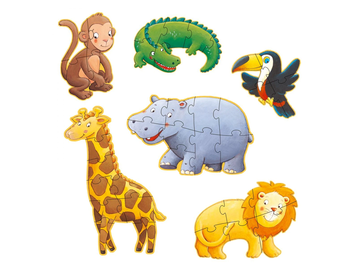 Djeco DJ07114 - Puzzles évolutifs - Ouistiti & Ses Amis 4 Djeco DJ07114 - Puzzles évolutifs - Ouistiti & Ses Amis – Image 2