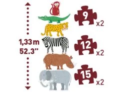 Djeco DJ07147 - Puzzles évolutifs - Henri & Ses Amis -Petit Monde Soldes djeco dj07147 puzzles evolutifs henri ses amis 1600 2