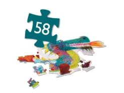 Djeco DJ07170 - Puzzles Géants - Léon Le Dragon -Petit Monde Soldes djeco dj07170 puzzles geants leon le dragon 1600 2