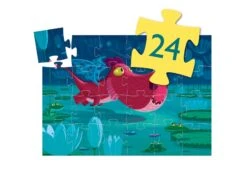 Djeco DJ07214 - Puzzles Silhouettes - Edmond Le Dragon - 24 Pcs -Petit Monde Soldes djeco dj07214 puzzles silhouettes edmond le dragon 24 pcs 1600 2