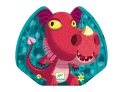 Djeco DJ07214 - Puzzles Silhouettes - Edmond Le Dragon - 24 Pcs -Petit Monde Soldes djeco dj07214 puzzles silhouettes edmond le dragon 24 pcs 1600 3