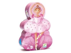 Djeco DJ07227 - Puzzles Silhouettes - La Ballerine à La Fleur - 36 Pcs