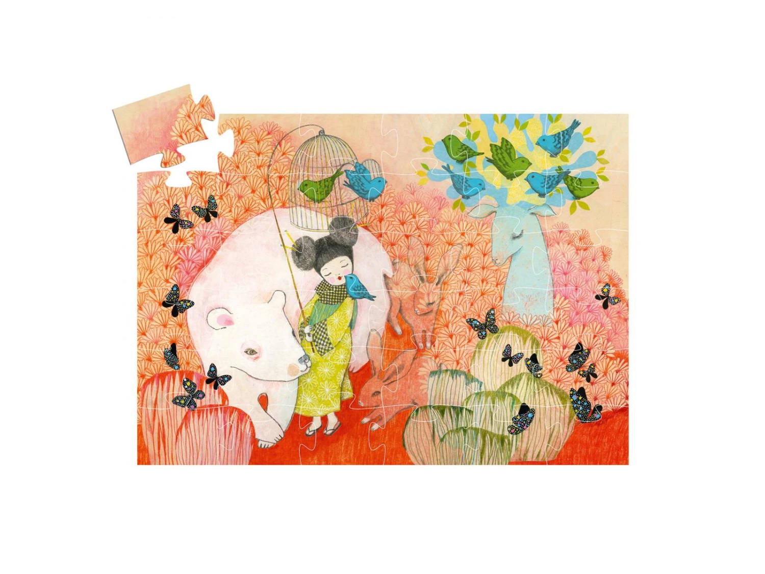 Djeco DJ07236 - Puzzles Silhouettes - Kokeishi - 36 Pcs 4 Djeco DJ07236 - Puzzles Silhouettes - Kokeishi - 36 Pcs – Image 2